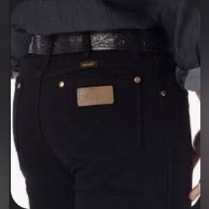 Wrangler Men's Black Bootcut Jeans